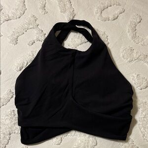 lululemon athletica Black Halter Bra